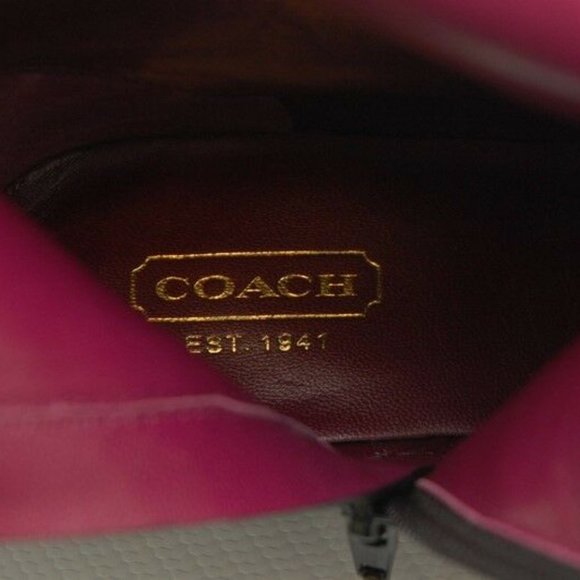 Coach FRESNA Patent Leather Knee-High Boot Black 6 - Picture 6 of 8